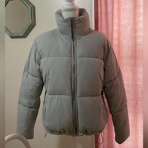 Express Baby Blue Puffer Jacket